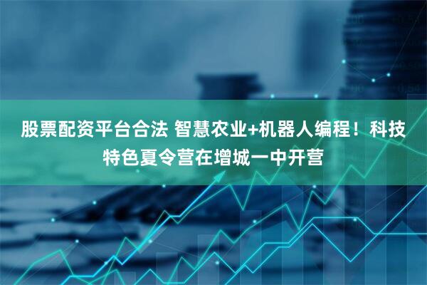股票配资平台合法 智慧农业+机器人编程！科技特色夏令营在增城一中开营